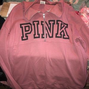 Victoria secret PINK half zip sweater